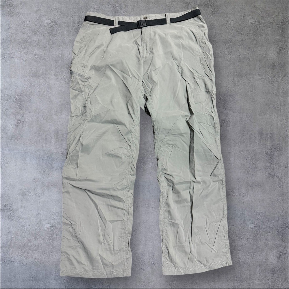 Mountain Khakis Pants Mens 42x30 Cargo‎ Nylon Hiking Outdoor Gray